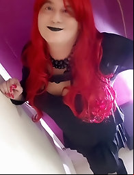 Racy tranny mistresses are posing seminaked