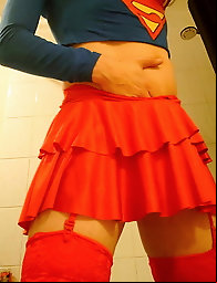 Seductive shemale whore is posing undressed